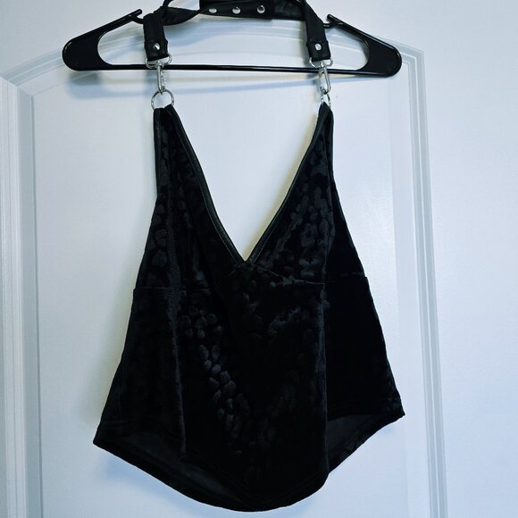 KILLSTAR Alley Cat Halter Top - Picture 3 of 6